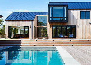 Studio Zung creates cedar-clad modern barn in the Hamptons