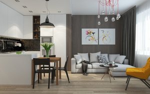 SMALL APARTMENT WITH MODERN DESIGN