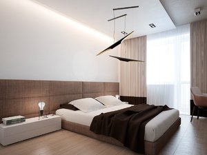ROOM WITH MODERN AND SOFT DESIGN
