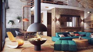 CONTEMPORARY AND CONVENTIONAL LOFT
