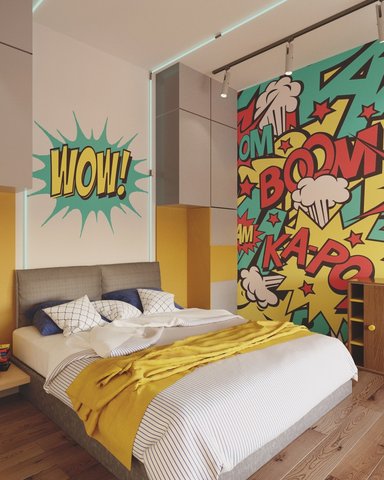 Inspired Bedroom In Quadrinhos Stories Mydecor